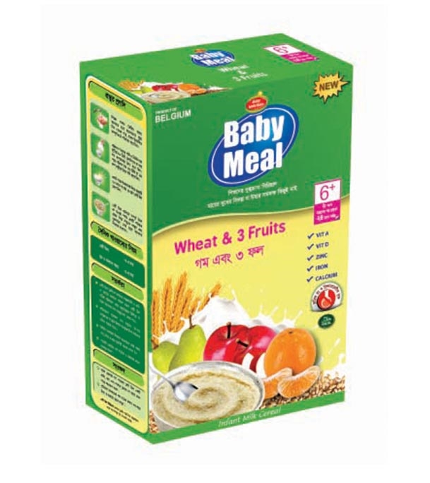 BABY MEAL ( WHEAT & 3 FRUITS ) 350 GM